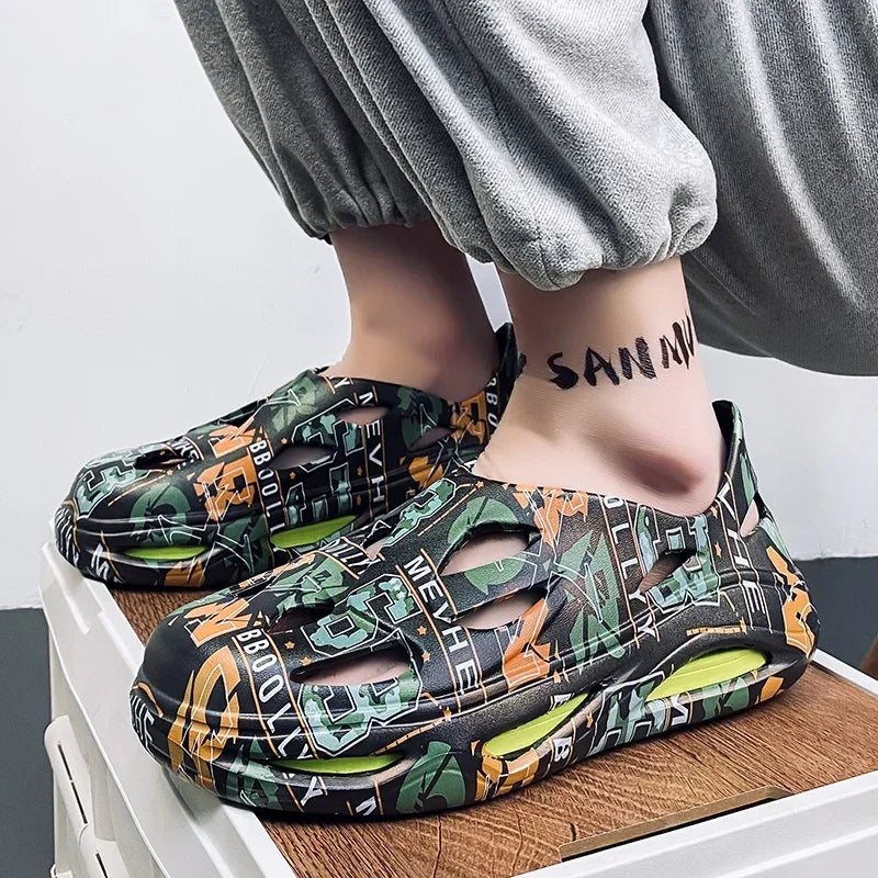 Tamancos masculinos à prova d'água e antiderrapantes, chinelos quentes de inverno para casa, chinelos macios de espuma de memória para casais