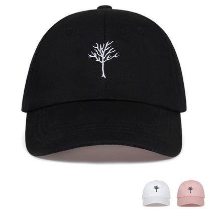 Men's Branch Embroidery Casual Cotton Baseball Cap