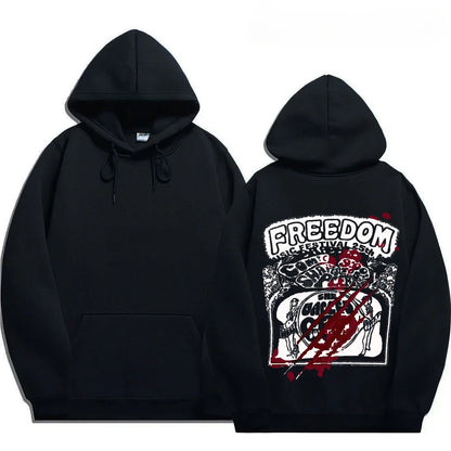 Hoodies Cry of Fear para homens e mulheres, moletom unissex de manga comprida, com capuz frente e verso, tamanho XS-3XL, novo estilo, 2024