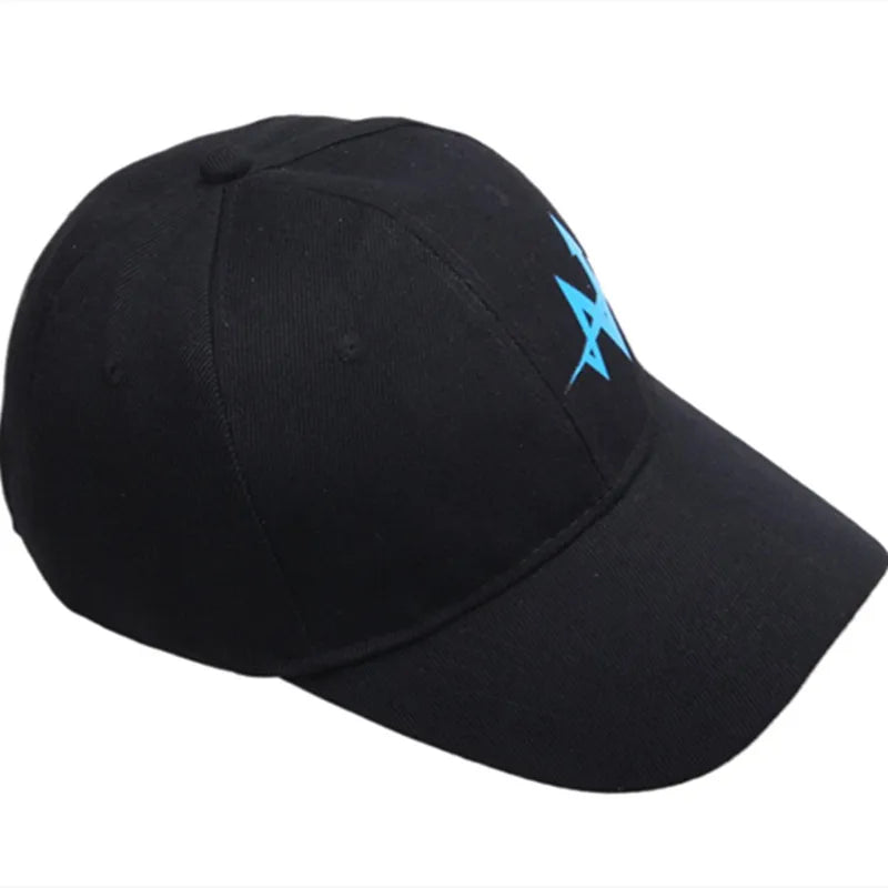 Boné de beisebol ao ar livre biblioteca de jogo de ruina chapéu de sol cosplay impresso boné de guerra adulto unissex adereço ajustável