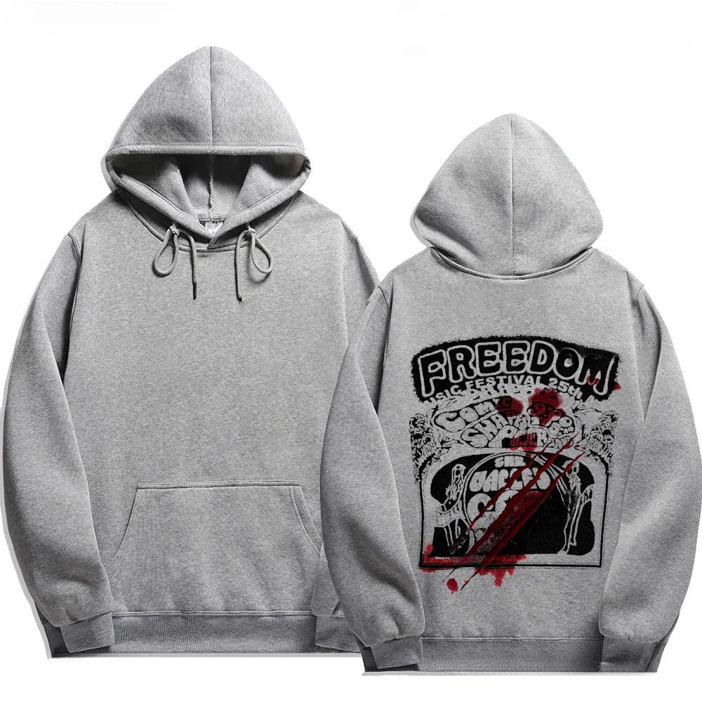 Hoodies Cry of Fear para homens e mulheres, moletom unissex de manga comprida, com capuz frente e verso, tamanho XS-3XL, novo estilo, 2024