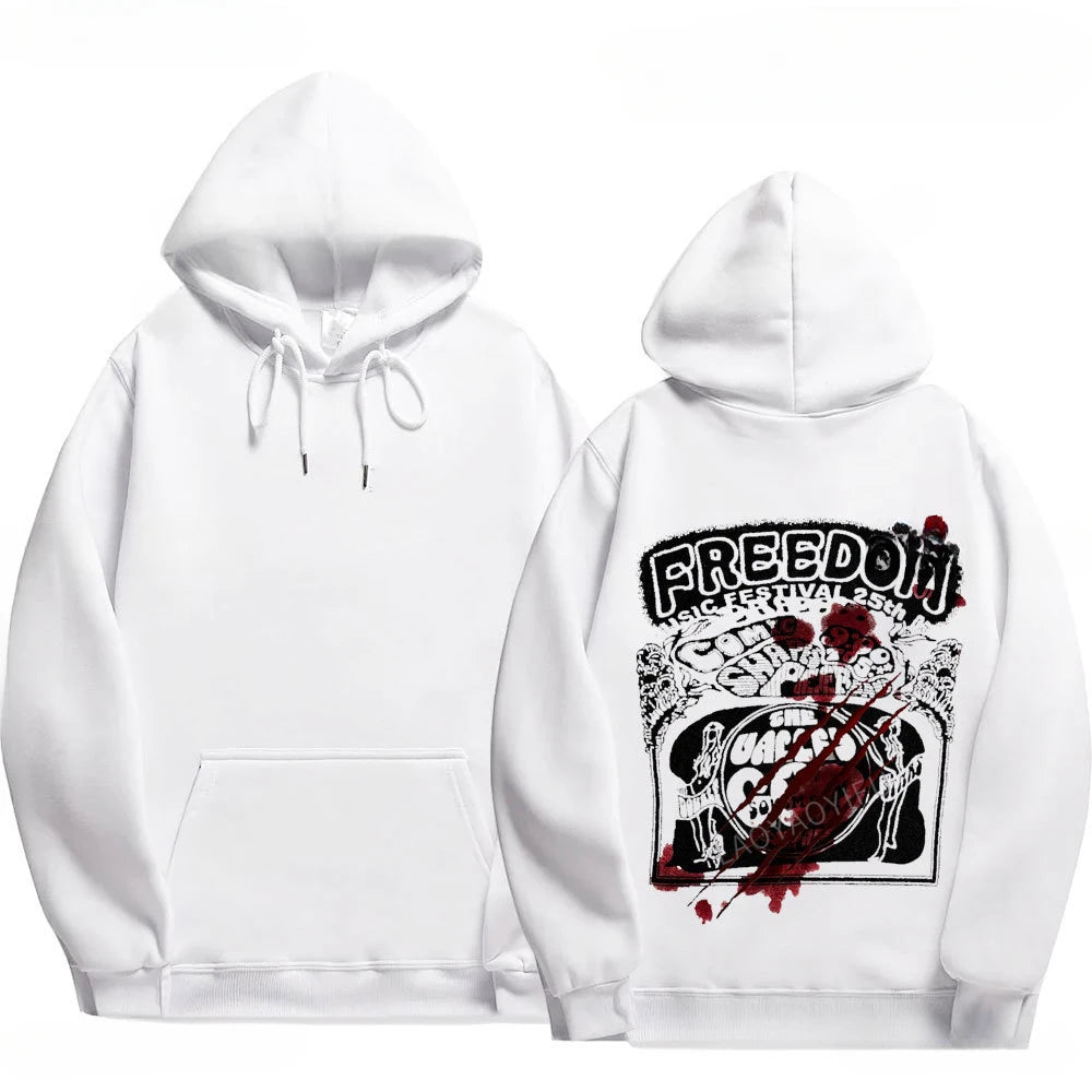 Hoodies Cry of Fear para homens e mulheres, moletom unissex de manga comprida, com capuz frente e verso, tamanho XS-3XL, novo estilo, 2024