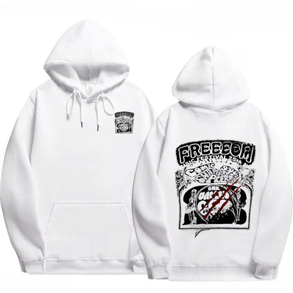 Hoodies Cry of Fear para homens e mulheres, moletom unissex de manga comprida, com capuz frente e verso, tamanho XS-3XL, novo estilo, 2024