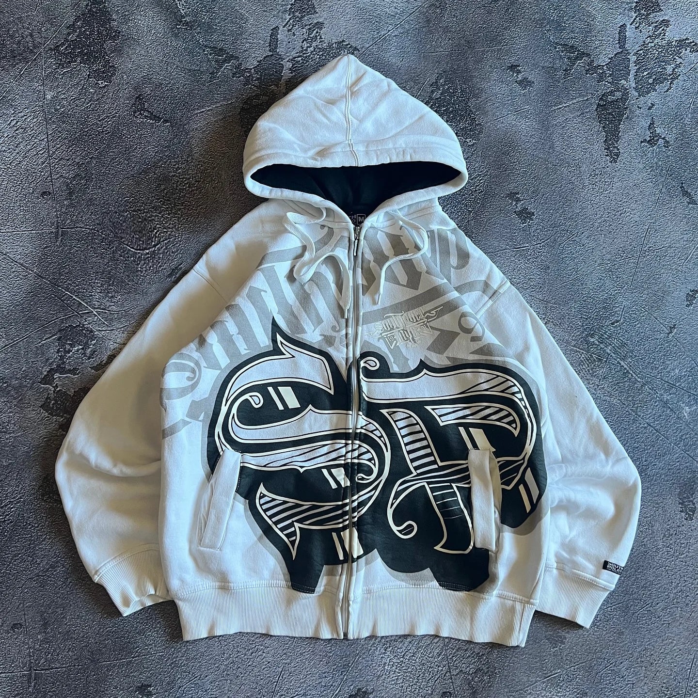 Y2k gótico ecko crânio impressão hoodie das mulheres dos homens streetwear punk oversize preto moletom escuro artístico casual pulôver