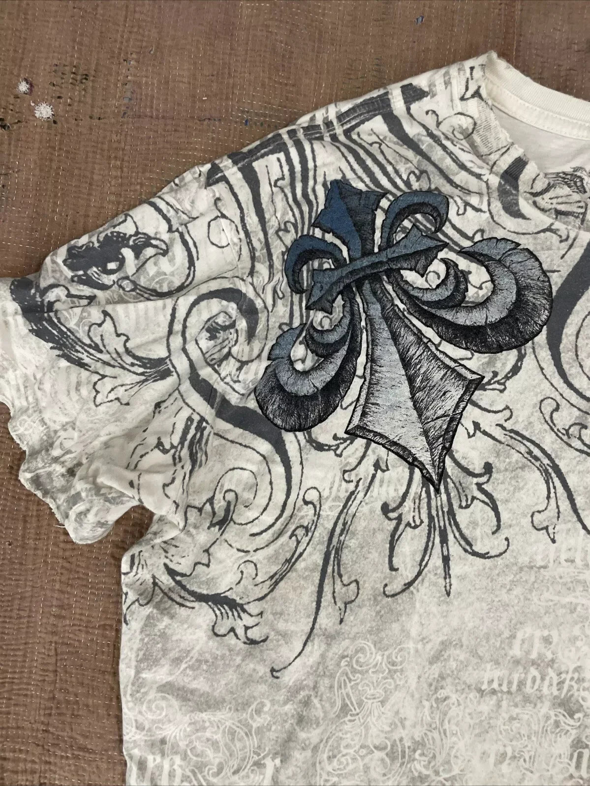 Camiseta gráfica de aflição dos anos 2000 masculina grandes asas grunge novo estilo de moda casal tops camisa de algodão puro