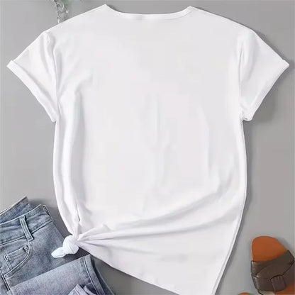 K-drama t camisa feminina coreia drama camiseta 100% algodão manga curta oversized tshirt mulher streetwear casual roupas femininas t