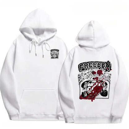 Hoodies Cry of Fear para homens e mulheres, moletom unissex de manga comprida, com capuz frente e verso, tamanho XS-3XL, novo estilo, 2024