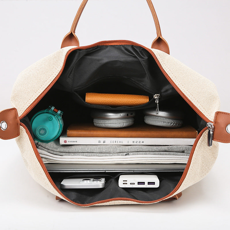 Lightweight Yoga & Fitness Large-Capacity Handheld Shoulder Storage Bag